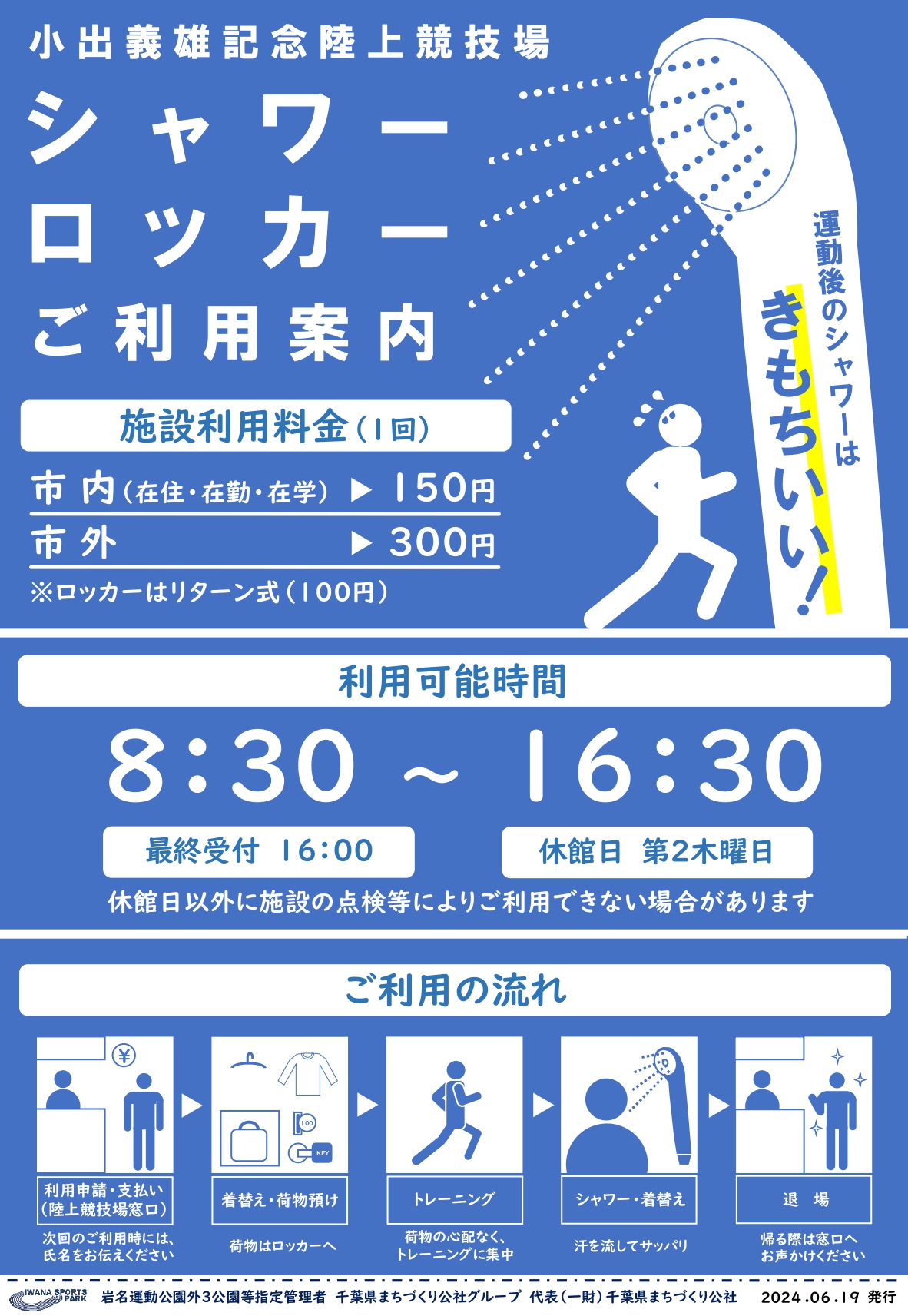 シャワーロッカー利用案内